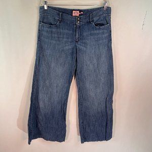 Juicy Couture Women Jeans 31 Blue Y2K Retro Denim Flared Low Rise 33 Inseam
